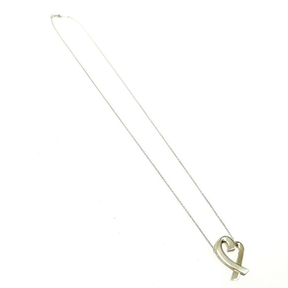 Tiffany Handbags - TIFFANY Co Silver Paloma Picasso Loving Heart Necklace